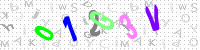 Blue Captcha Image